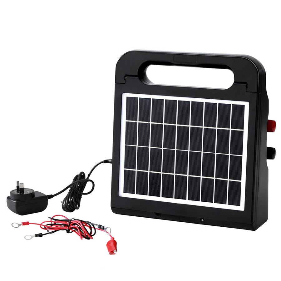 Giantz Solar Electric Fence Energiser 5km 0.25J Water-Resistant Farm Charger - SuperSaverAU - view 1