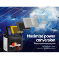 Giantz 5km Solar Electric Fence Energiser 0.15J with Monocrystalline Panel - SuperSaverAU - view 3