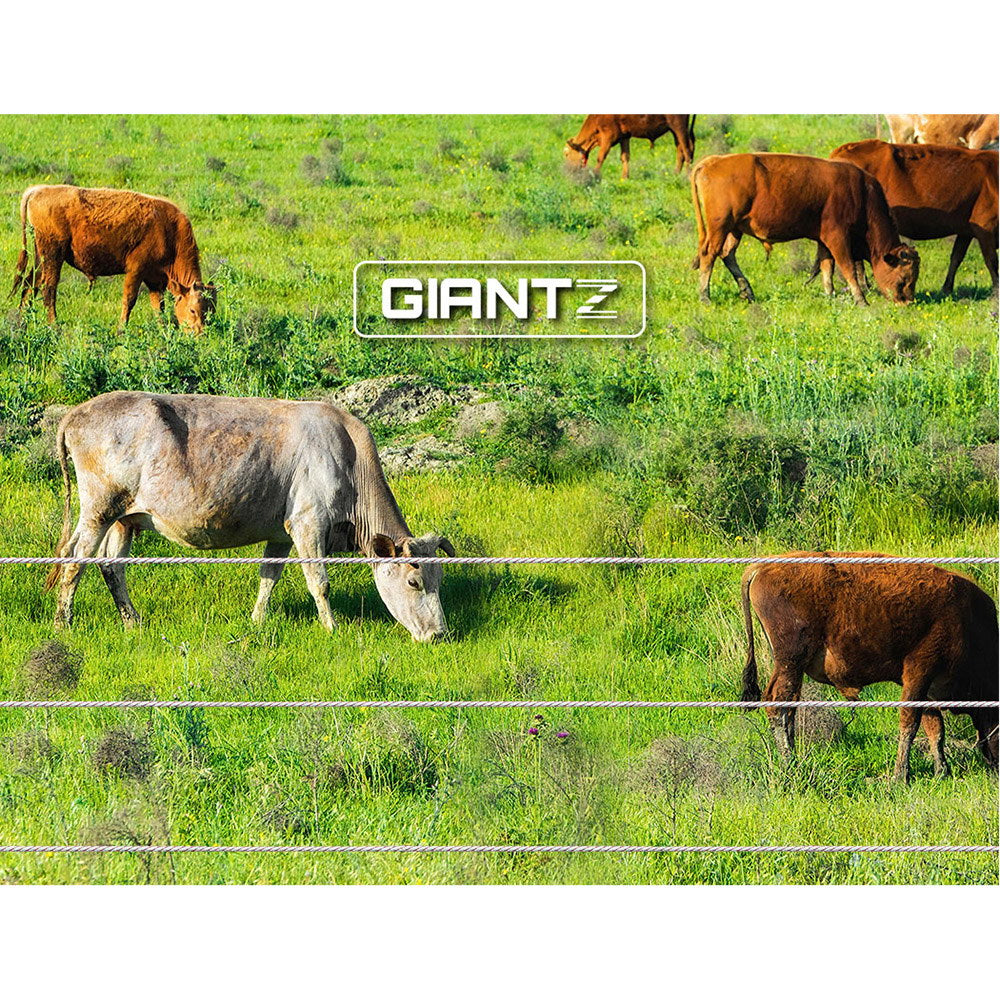 Giantz 5km Solar Electric Fence Energiser 0.15J with Monocrystalline Panel - SuperSaverAU - view 6
