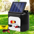 Giantz 8km Solar Electric Fence Energiser 0.3J with Monocrystalline Panel - SuperSaverAU - view 1