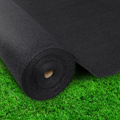 Instahut 50% Shade Cloth 1.83m x 20m UV-Stabilized Heavy Duty Garden Mesh Roll BK - SuperSaverAU - view 1