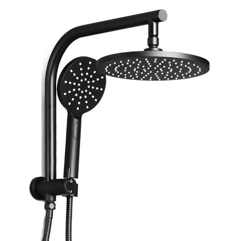 Cefito 9" Rain Shower Head Set, Handheld, Matte Black, 3-Spray, Brass Body - SuperSaverAU - view 1
