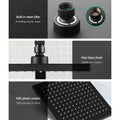 Cefito 8" Rain Shower Head Set, Handheld, Matte Black, 3-Spray Patterns - SuperSaverAU - view 4