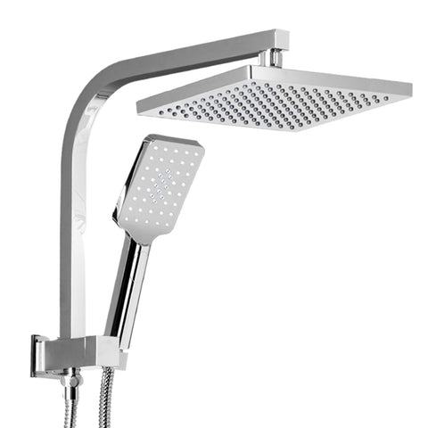 Cefito 8" Rain Shower Head Set Handheld Brass Chrome 3-Spray Patterns - SuperSaverAU - view 1