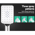 Cefito 8" Rain Shower Head Set Handheld Brass Chrome 3-Spray Patterns - SuperSaverAU - view 5
