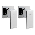 Cefito Shower Taps Set Brass Hot Cold Wall Assembly WaterMark Certified Chrome Finish - SuperSaverAU - view 1