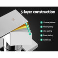 Cefito Shower Taps Set Brass Hot Cold Wall Assembly WaterMark Certified Chrome Finish - SuperSaverAU - view 4