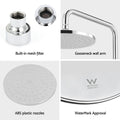 9'' High-Pressure Rain Shower Head Swivel Chrome - SuperSaverAU - view 5
