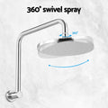 9'' High-Pressure Rain Shower Head Swivel Chrome - SuperSaverAU - view 6
