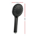 Handheld Shower Head 4.5" High Pressure 5 Modes Matte Black ABS Construction - SuperSaverAU - view 1