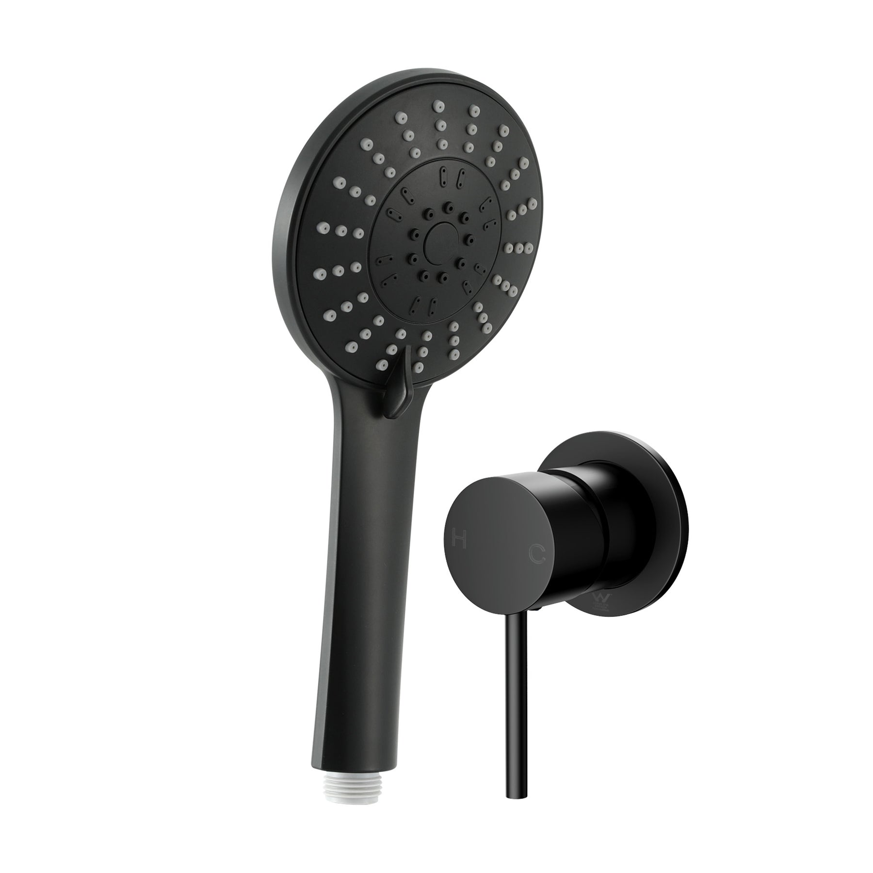 Cefito 4.5" Handheld Shower Head Round with Wall Bathroom Mixer - SuperSaverAU - view 2