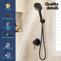 Cefito 4.5" Handheld Shower Head Round with Wall Bathroom Mixer - SuperSaverAU - view 5
