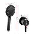 Cefito 4.5" Handheld Shower Head Round with Wall Twin Swivel Bathroom Tap - SuperSaverAU - view 3
