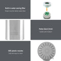 Handheld Shower Head 4.5" High Pressure 5 Modes Chrome - Durable ABS, Water-Saving - SuperSaverAU - view 6