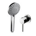 Cefito 4.5" Handheld Shower Head Round with Wall Bathroom Mixer Silver - SuperSaverAU - view 2