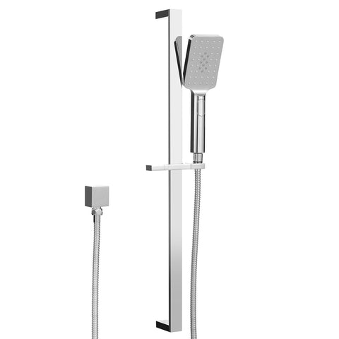 Handheld Shower Head 3.1" High Pressure Silver with Water-Saving Filter & 3 Spray Modes - SuperSaverAU - view 1