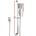 Handheld Shower Head 3.1" High Pressure Silver with Water-Saving Filter & 3 Spray Modes - SuperSaverAU - view 2