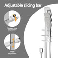 Handheld Shower Head 3.1" High Pressure Silver with Water-Saving Filter & 3 Spray Modes - SuperSaverAU - view 6
