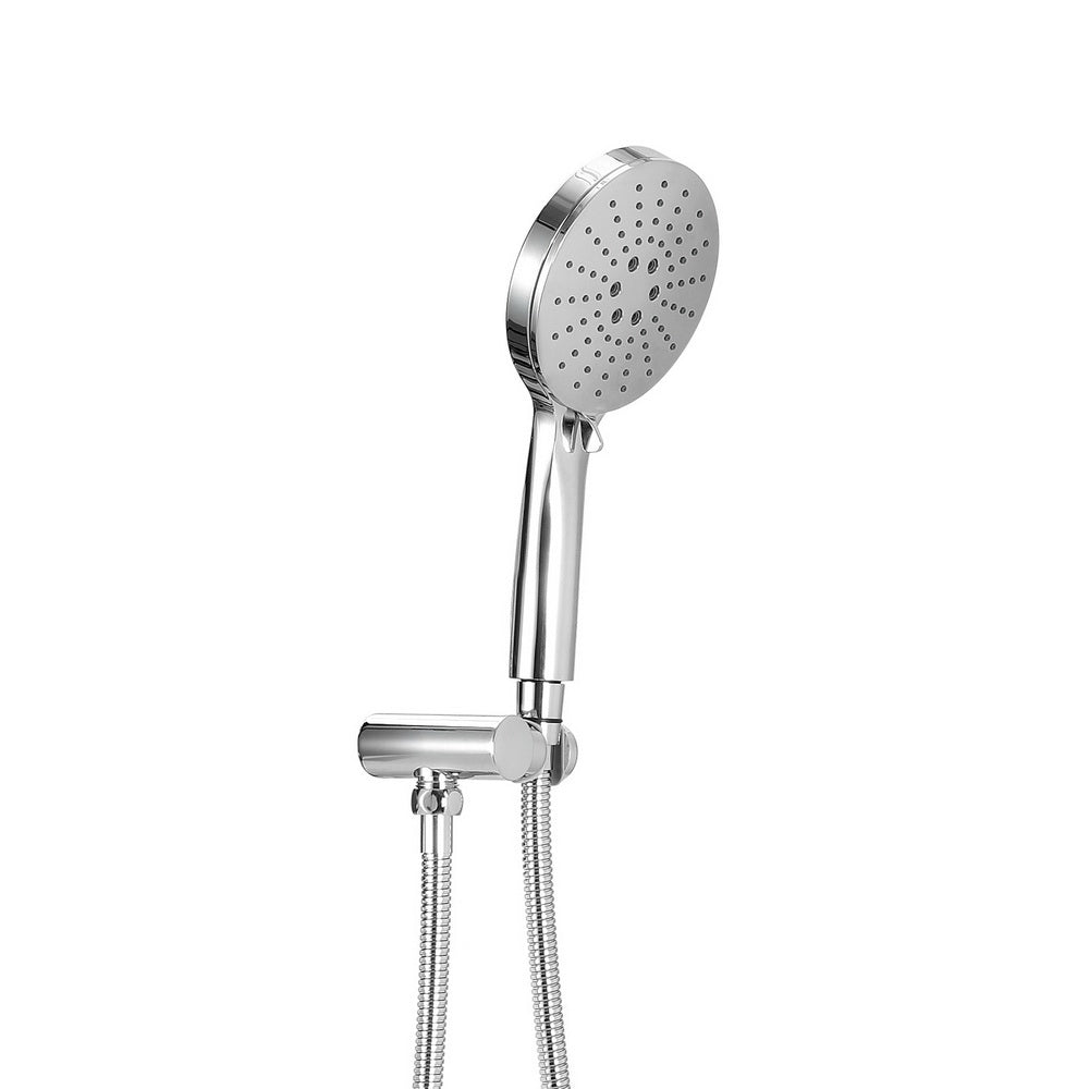4.7'' Handheld Shower Head with Holder - High Pressure Silver