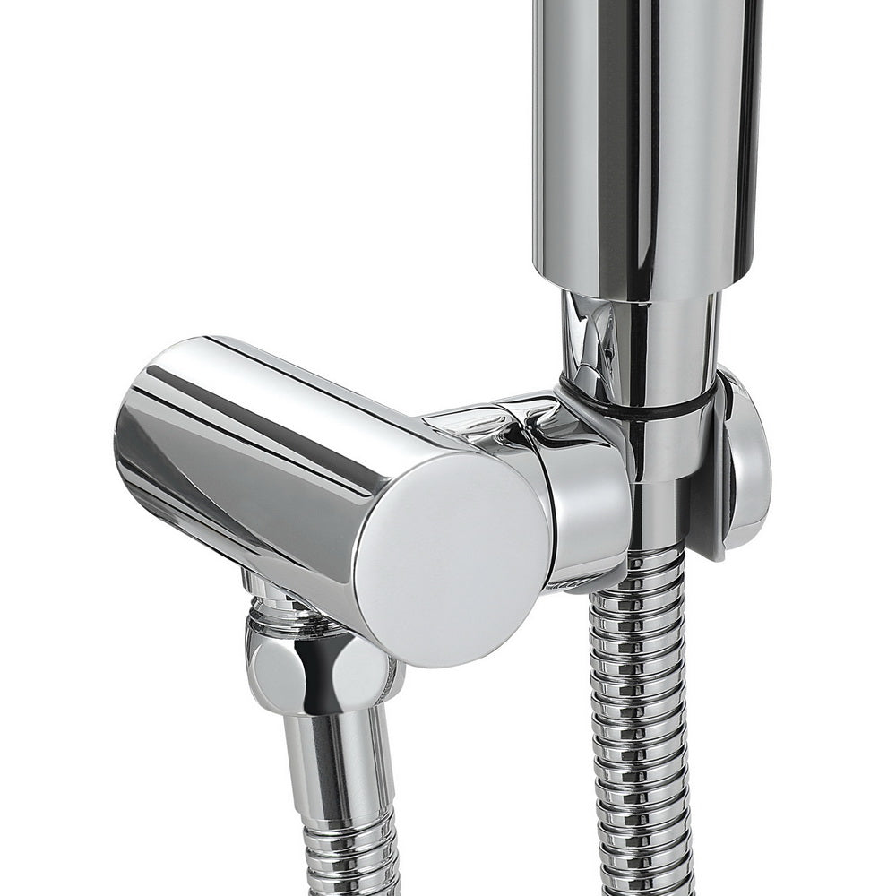 4.7'' Handheld Shower Head with Holder - High Pressure Silver