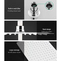Cefito 10'' Rain Shower Head Set Handheld Square High Pressure Chrome - SuperSaverAU - view 4