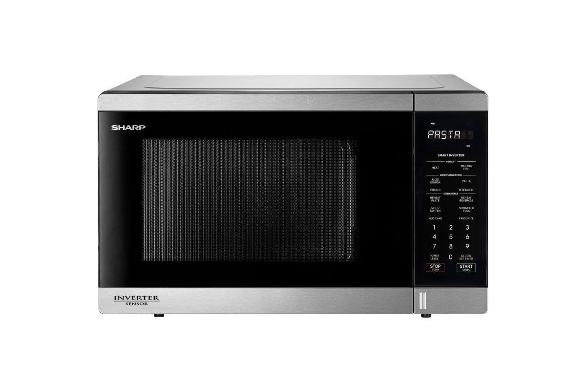 Sharp 34L Microwave with Smart Inverter & Sensor - Stainless Steel  - R395EST)