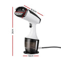 Devanti Clothes Steamer, 1500W Powerful Fast 30s Heat-Up Continuous Steam Lock 160ml Tank Fabric Brush Portable Handheld Steam Iron for Home Travel Business Trip - SuperSaverAU - view 2