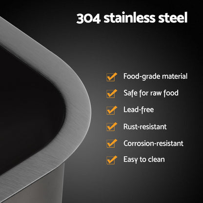 Cefito 30x36cm Nano Stainless Steel Kitchen Sink