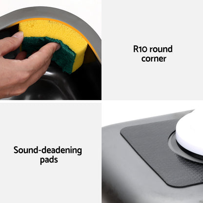 Cefito 30x36cm Nano Stainless Steel Kitchen Sink