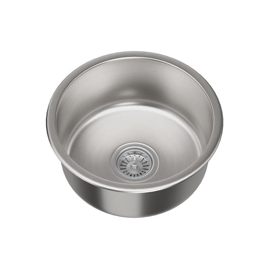 Cefito 43cm Round Stainless Steel Kitchen Sink