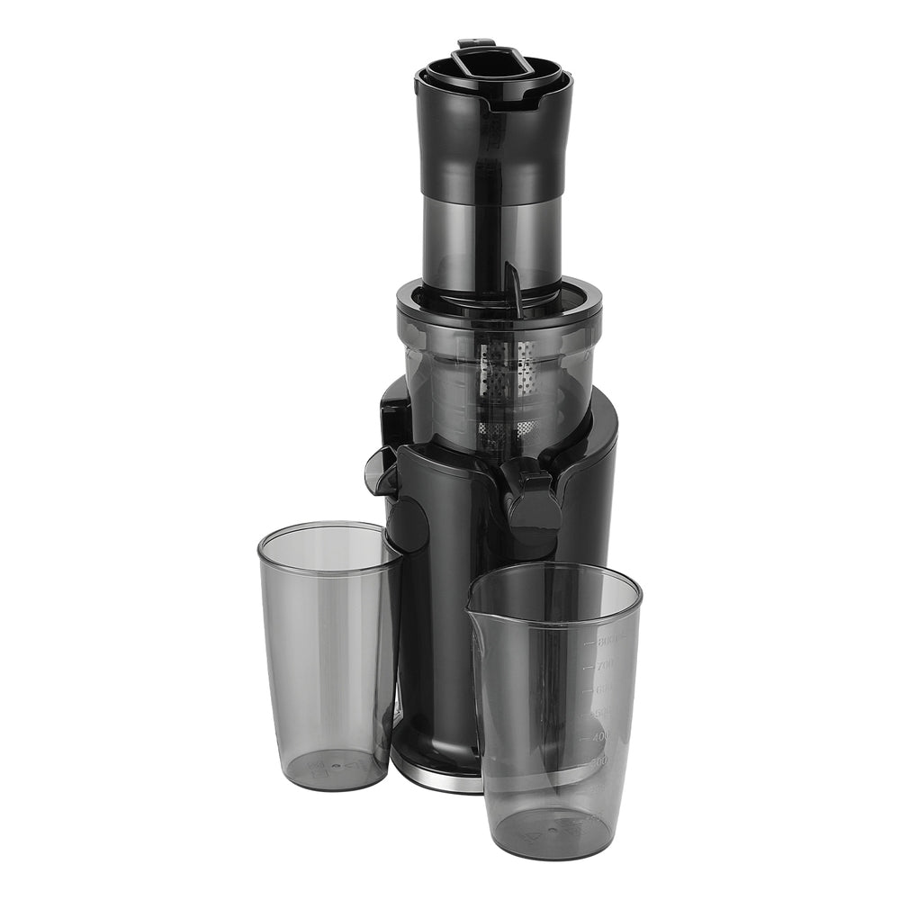 Devanti Slow Juicer Cold Press Fruit Juice Extractor 200W Black - SuperSaverAU - view 1