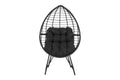 Shangri-La Amalfi Indoor & Outdoor Egg Chair (Black)