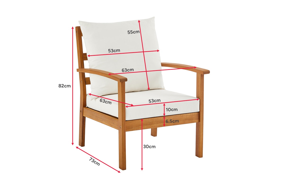 Shangri-La 6 Seater Almora Outdoor Lounge Dining Set
