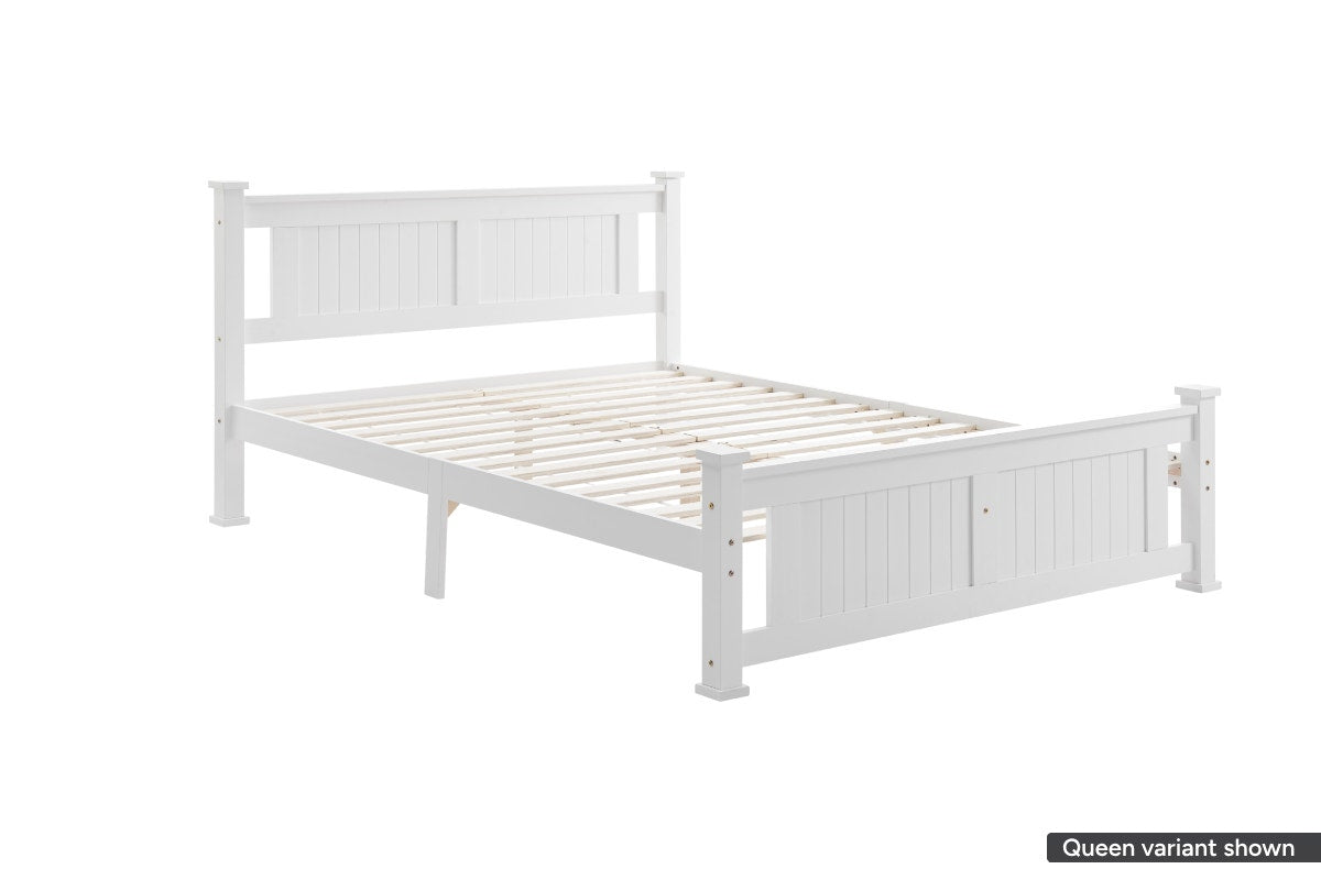Shangri-La Mila Bed King Frame - White - SuperSaverAU - view 2