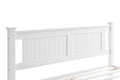 Shangri-La Mila Bed Frame (White, Double)