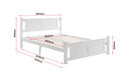 Shangri-La Mila Bed King Frame - White - SuperSaverAU - view 6
