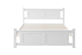 Shangri-La Mila Bed Frame (White, Queen)