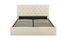 Shangri-La Newport Gas Lift Bed Frame (Natural Beige, Queen)