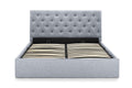 Shangri-La Newport Gas Lift Bed Frame (Pewter Grey, Queen)