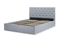 Shangri-La Newport Gas Lift Bed Frame (Pewter Grey, Queen)