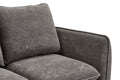 Shangri-La Bellamy 3 Seater Sofa with Reversible Chaise (Charcoal)