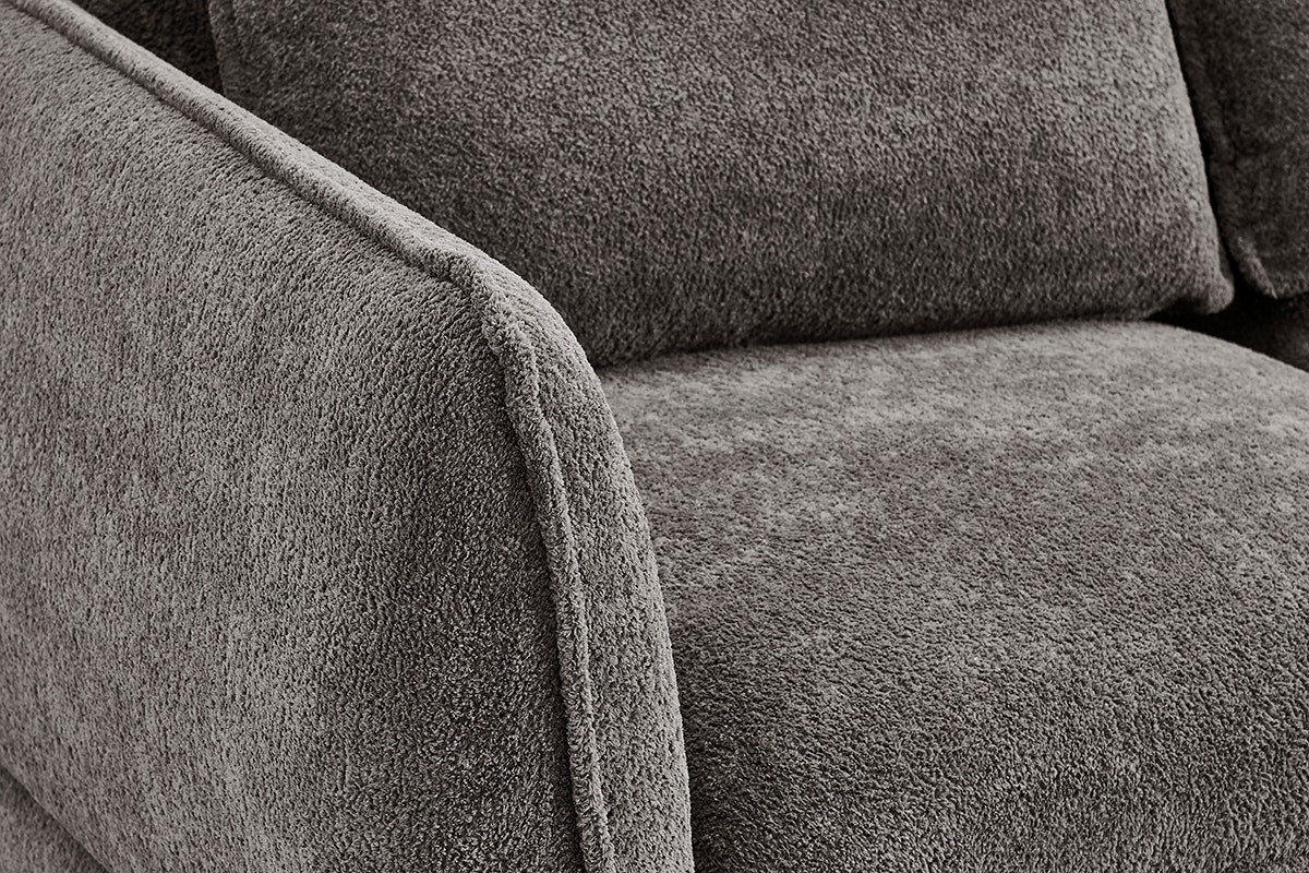 Shangri-La Bellamy 3 Seater Sofa with Reversible Chaise (Charcoal)