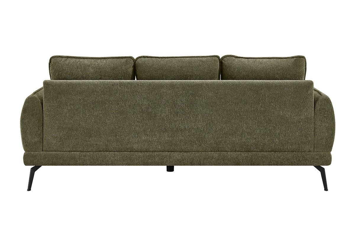 Shangri-La Bellamy 3 Seater Sofa with Reversible Chaise (Green)