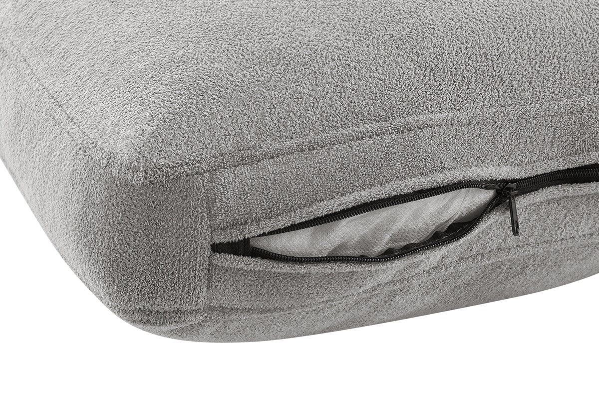 Shangri-La Brad Upholstered Double Sofa Bed (Grey)
