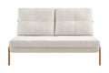 Shangri-La Brad Upholstered Double Sofa Bed (Natural)