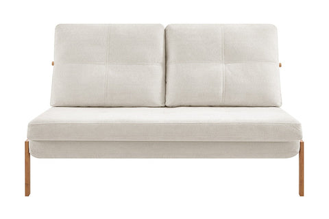 Shangri-La Brad Upholstered Double Sofa Bed (Natural)