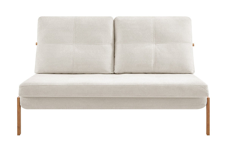 Shangri-La Brad Upholstered Double Sofa Bed (Natural)