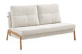 Shangri-La Brad Upholstered Double Sofa Bed (Natural)