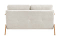 Shangri-La Brad Upholstered Double Sofa Bed (Natural)