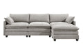 Shangri-La Balos 4 Seater Sofa with Ottoman (Grey)